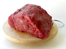 Meat on cutting board