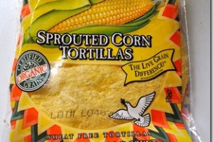Organic Sprouted corn torillas