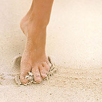 run barefoot